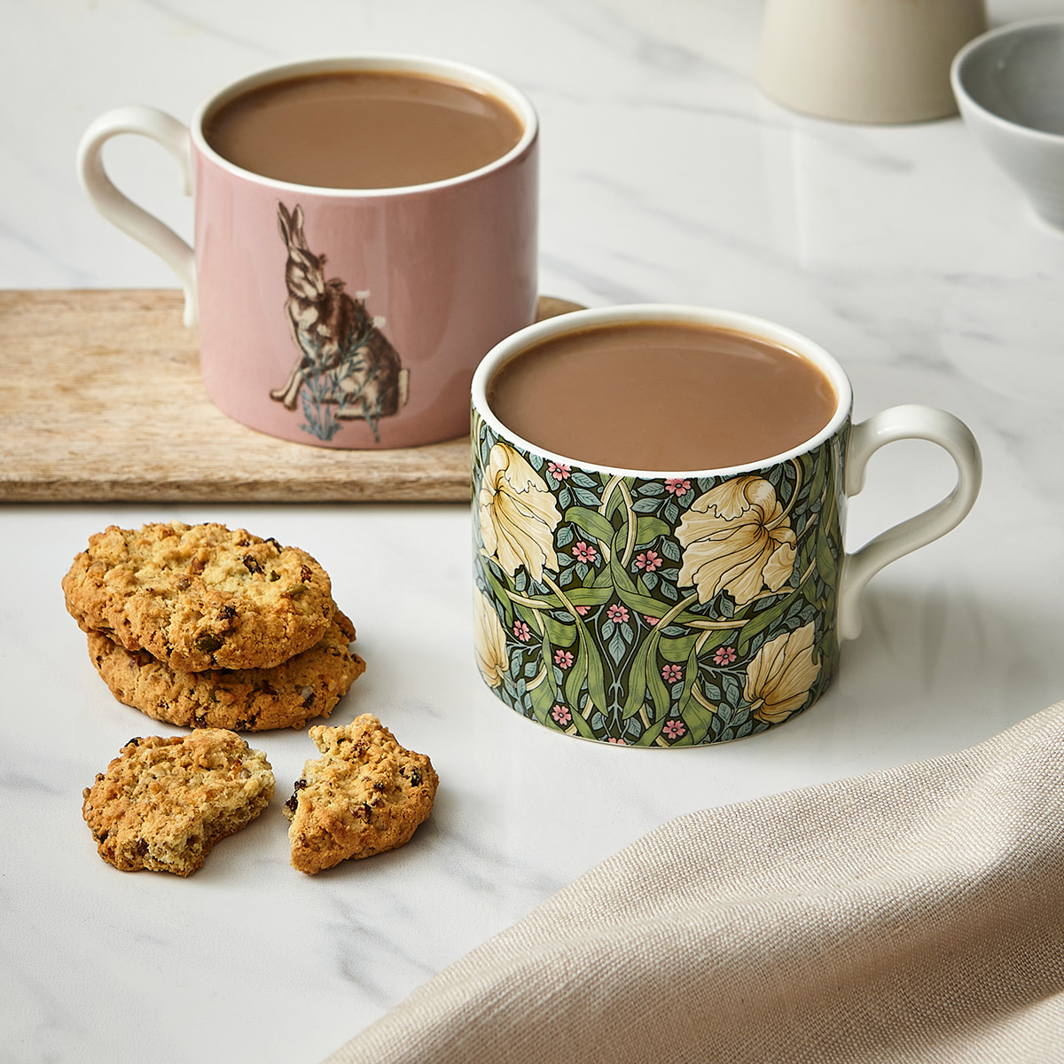 The Original Morris & Co. and Forest Hare Set of 2 Mugs image number null